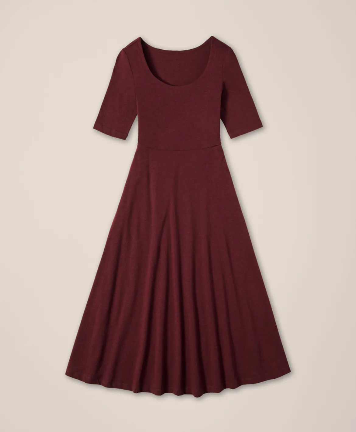 Organic Fit & Flare Signature Scoop Dress