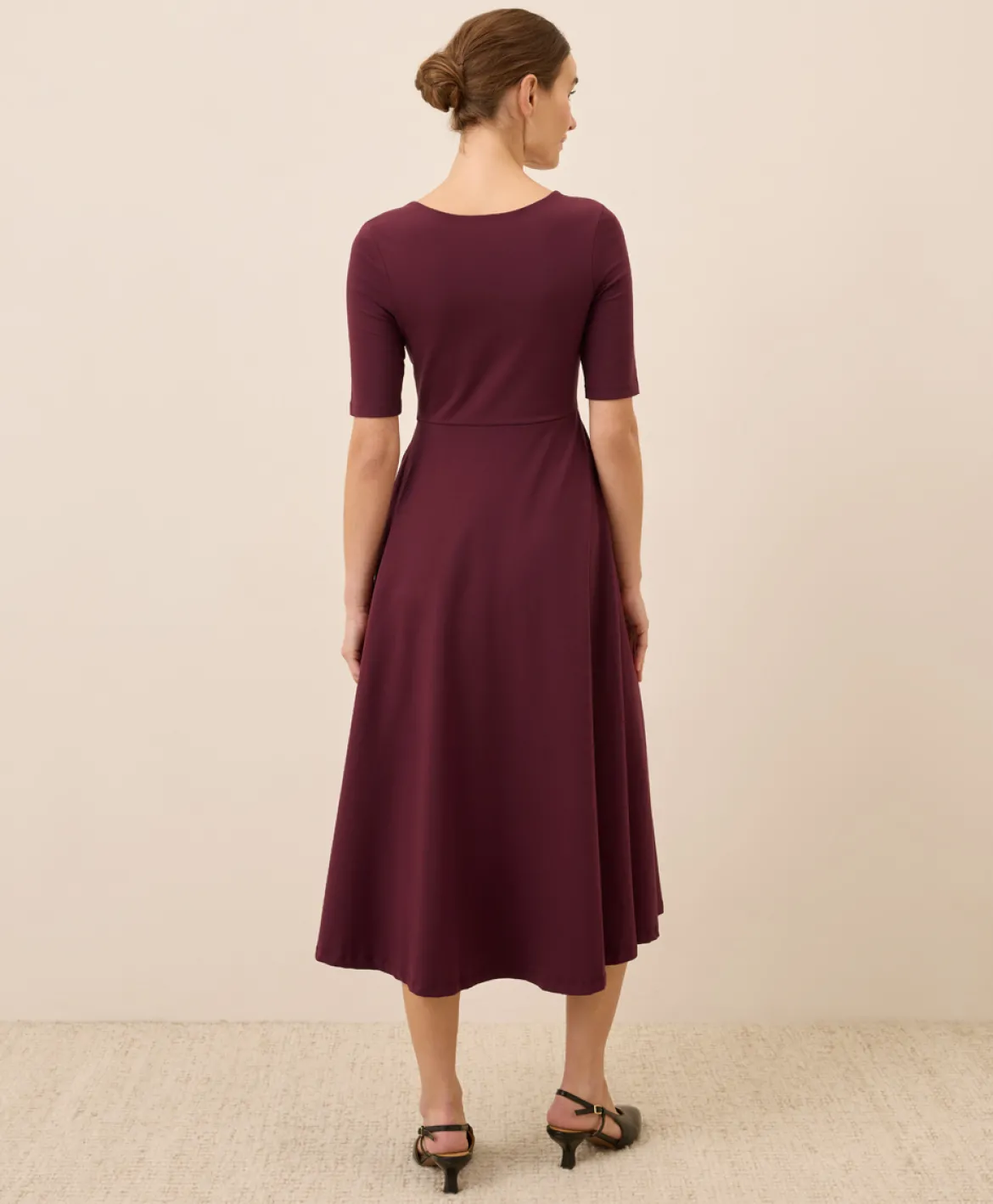 Organic Fit & Flare Signature Scoop Dress