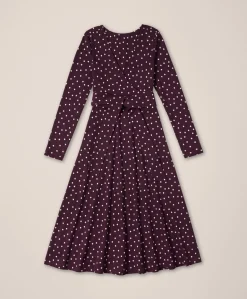 Organic Fit & Flare Wrap Dress