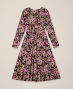 Organic Fit & Flare Wrap Dress