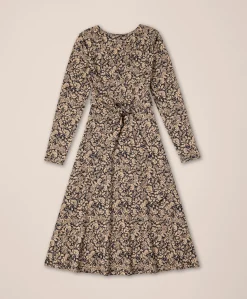 Organic Fit & Flare Wrap Dress