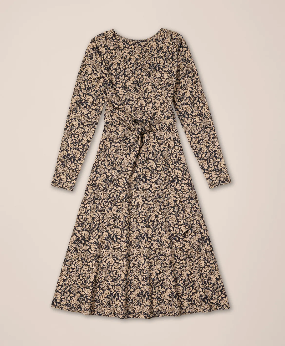 Organic Fit & Flare Wrap Dress