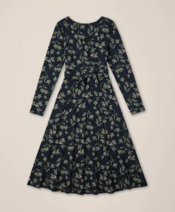 Organic Fit & Flare Wrap Dress