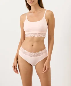Organic Lace Modern Scoop Bralette