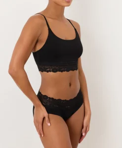 Organic Lace Modern Scoop Bralette 3-Pack