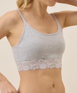 Organic Lace Smooth Cup Bralette