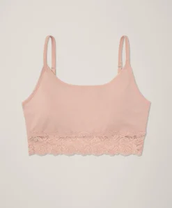 Organic Lace Smooth Cup Bralette
