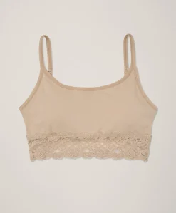 Organic Lace Smooth Cup Bralette