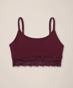 Organic Lace Smooth Cup Bralette