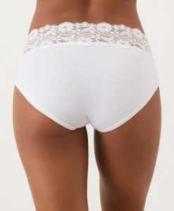 Organic Lace Waist Brief