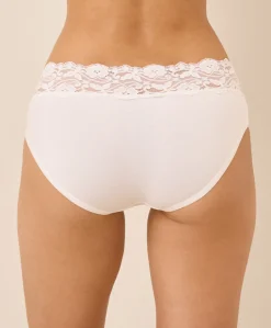 Organic Lace Waist Brief 3-Pack
