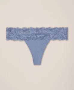 Organic Lace Waist Thong