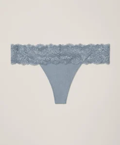 Organic Lace Waist Thong