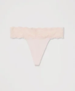 Organic Lace Waist Thong