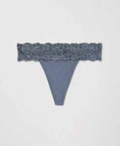 Organic Lace Waist Thong