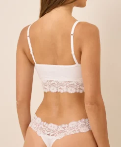 Organic Lace Waist Thong 3-Pack
