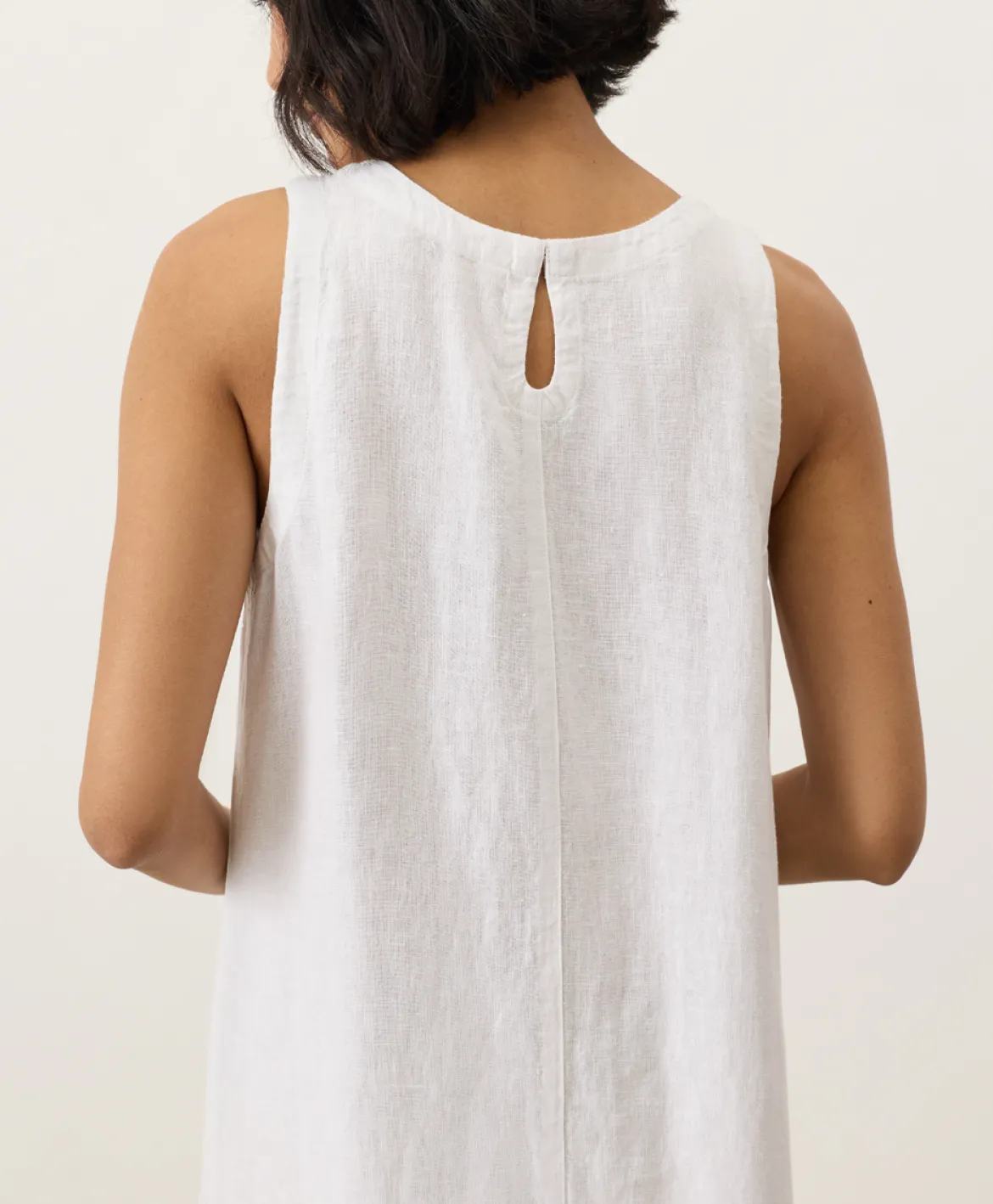 Organic Linen Easy Tank Dress