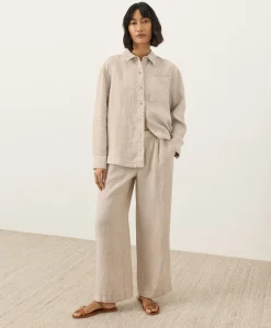 Organic Linen Easy Trouser Pant