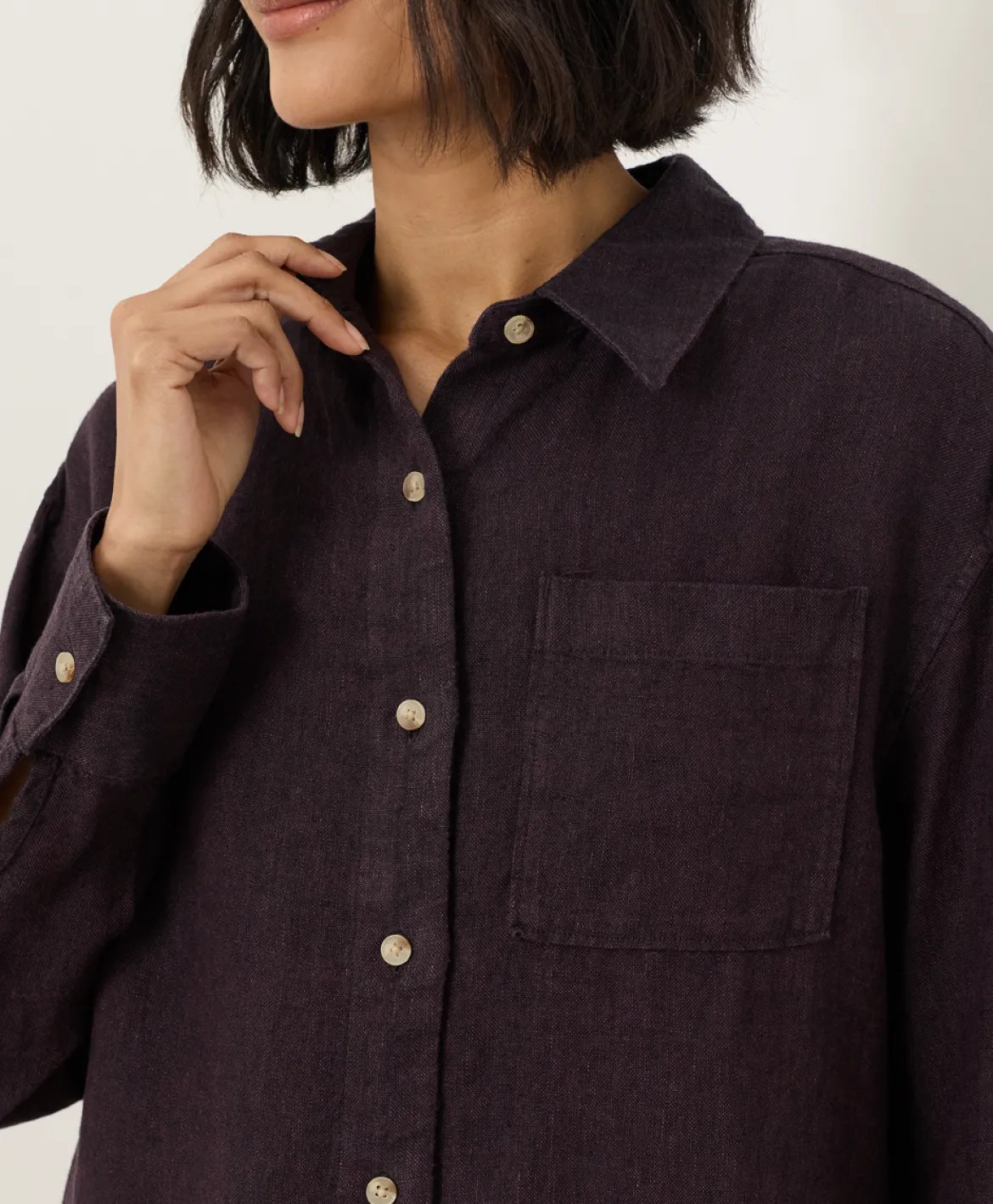 Organic Linen Relaxed Shirt