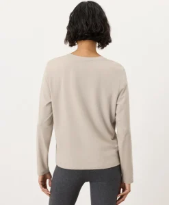 Organic Luxe Essential Crewneck Long Sleeve Tee