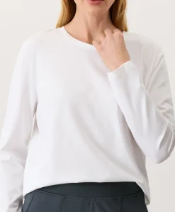 Organic Luxe Essential Crewneck Long Sleeve Tee