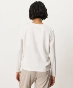 Organic Luxe Essential Crewneck Long Sleeve Tee