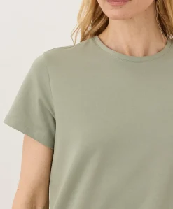 Organic Luxe Essential Crewneck Tee