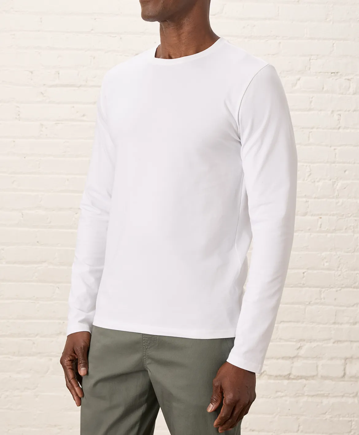 Organic Luxe Essential Slim Long Sleeve Tee