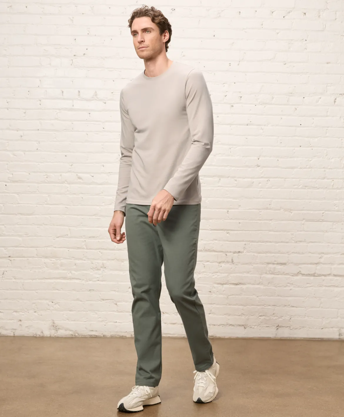 Organic Luxe Essential Slim Long Sleeve Tee