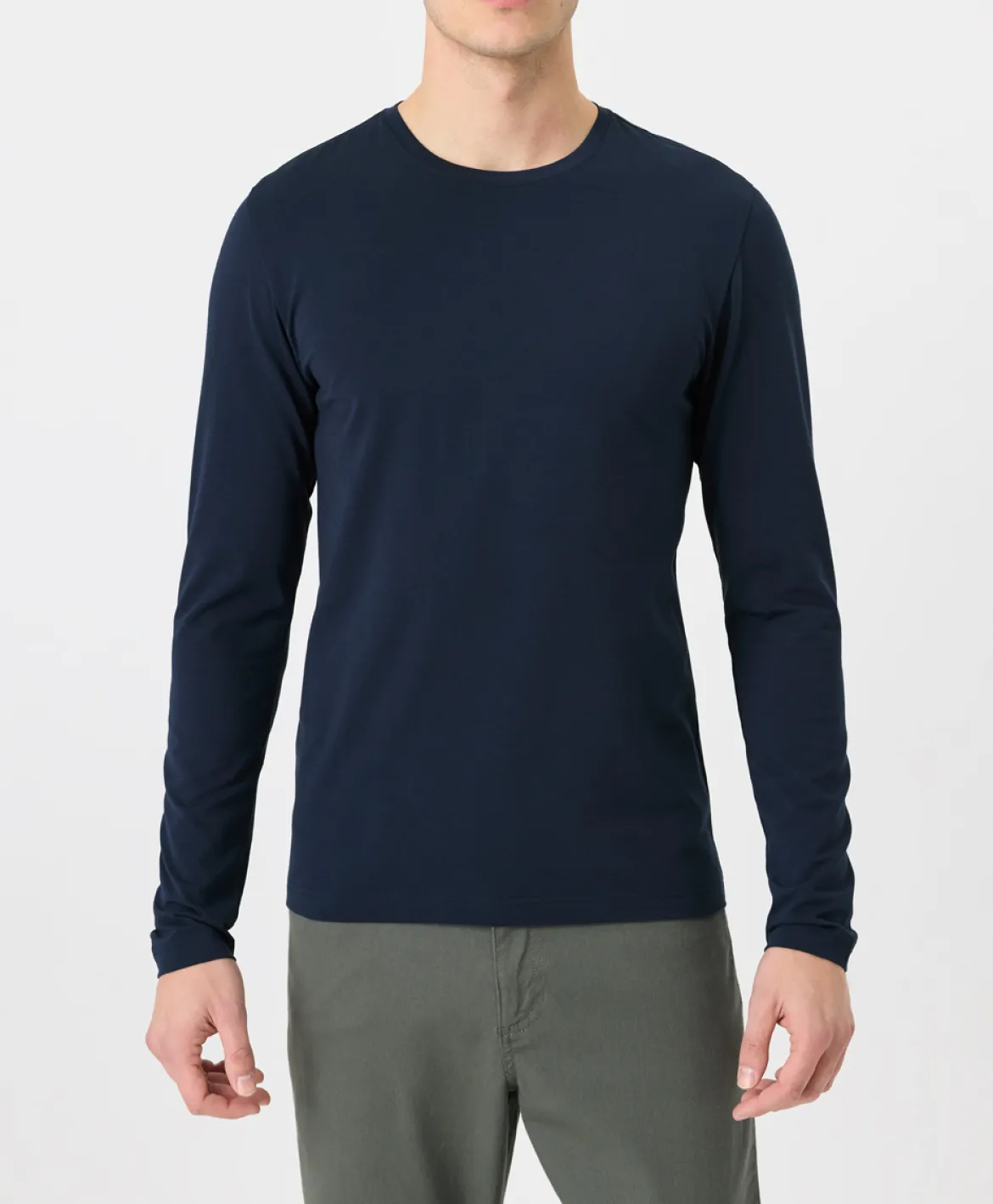 Organic Luxe Essential Slim Long Sleeve Tee