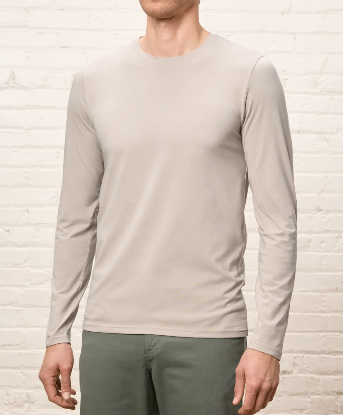 Organic Luxe Essential Slim Long Sleeve Tee