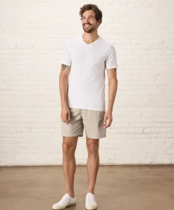 Organic Luxe Essential Slim Fit V-Neck Tee