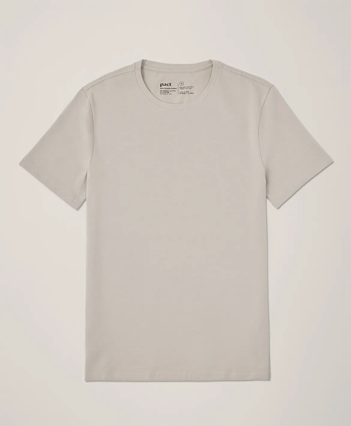 Organic Luxe Essential Slim Fit Crewneck Tee
