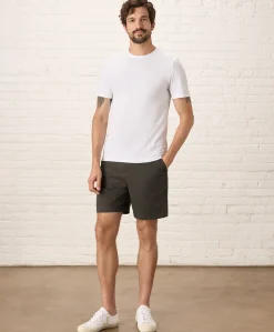 Organic Luxe Essential Slim Fit Crewneck Tee