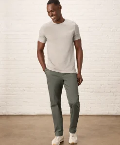 Organic Luxe Essential Slim Fit Crewneck Tee