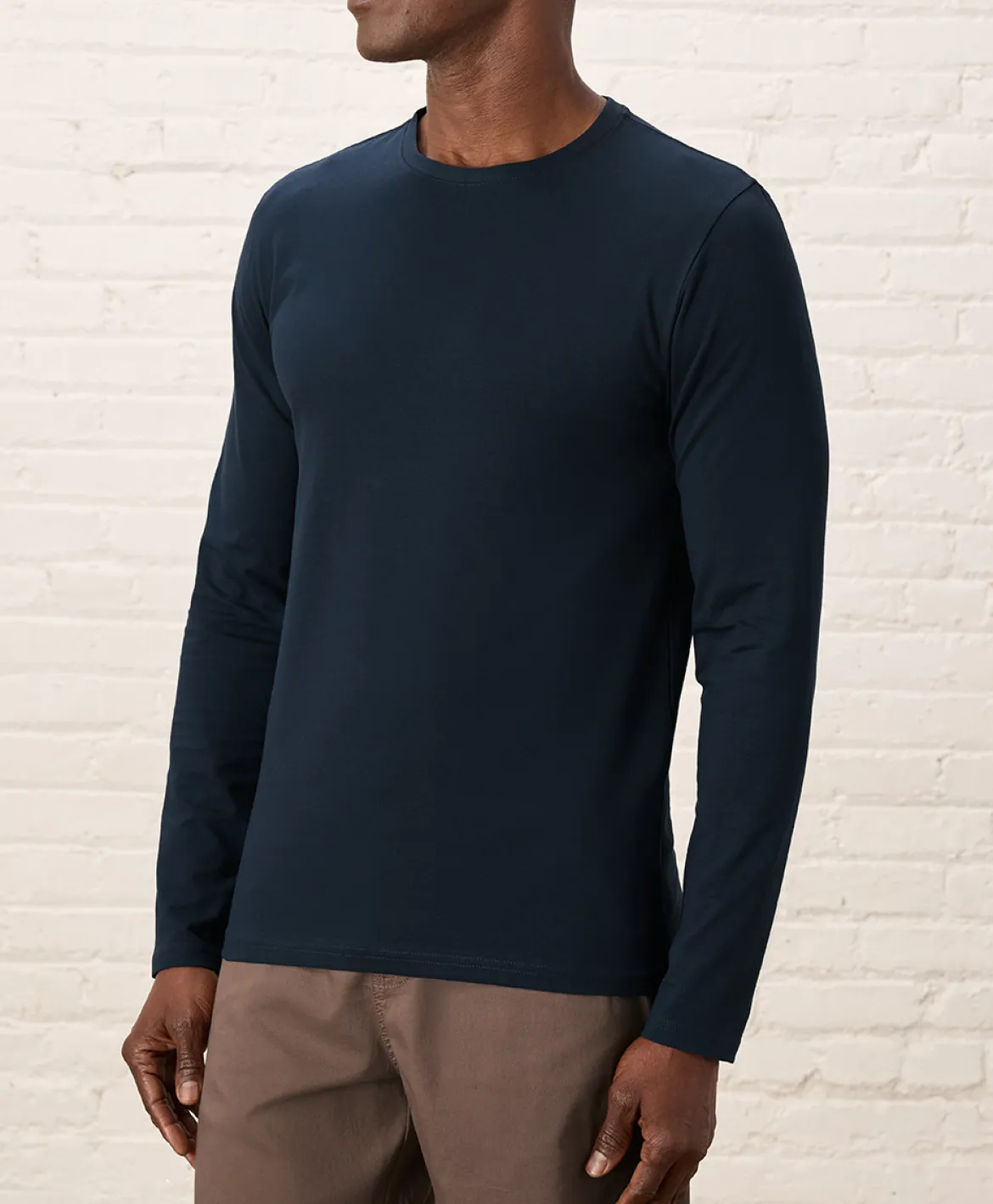 Organic Luxe Essential Slim Long Sleeve Tee
