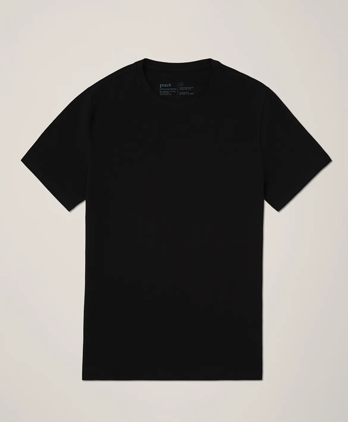 Organic Luxe Essential Slim Fit Crewneck Tee
