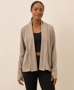Organic Luxe Essential Swing Cardigan