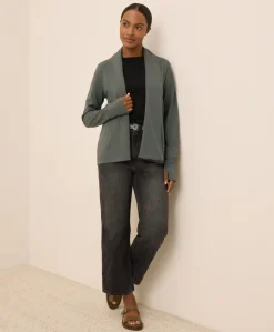 Organic Luxe Essential Swing Cardigan