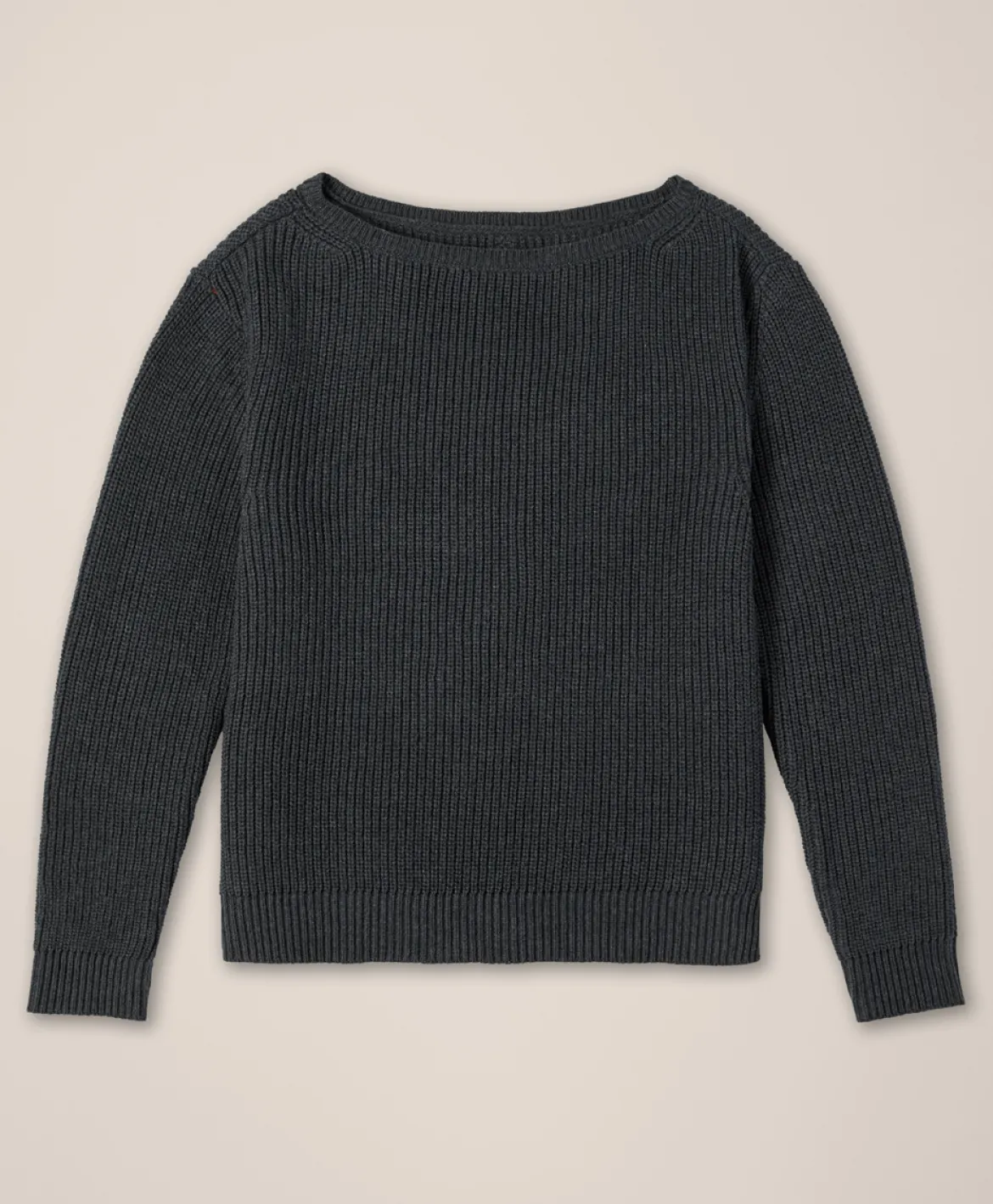 Organic Luxe Knit Boatneck Sweater