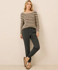 Organic Luxe Knit Boatneck Sweater