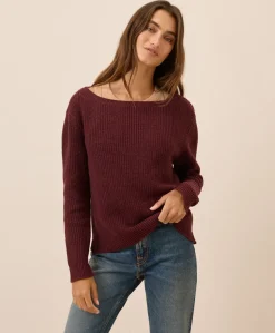 Organic Luxe Knit Boatneck Sweater