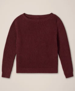 Organic Luxe Knit Boatneck Sweater