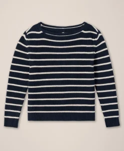 Organic Luxe Knit Boatneck Sweater