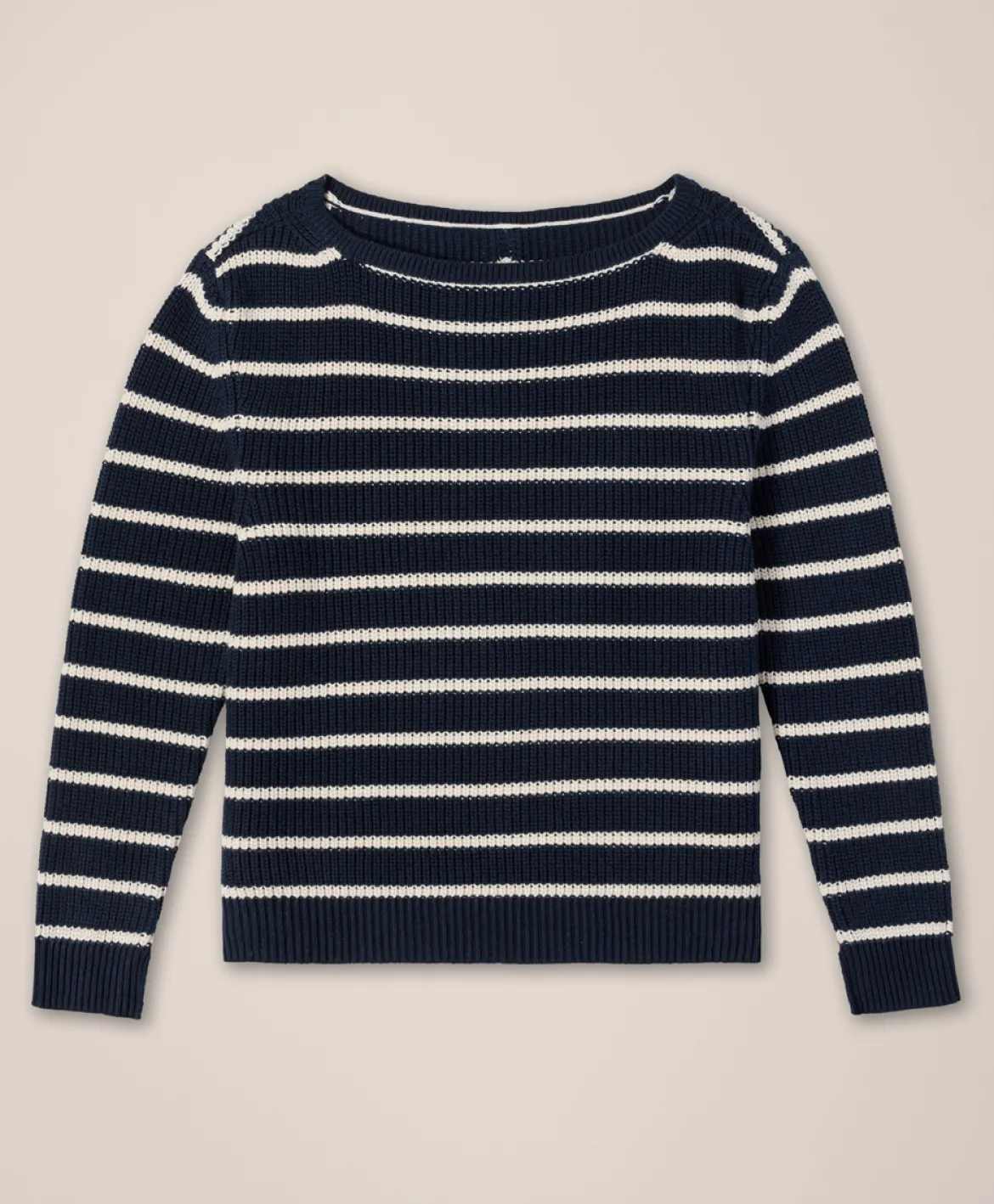 Organic Luxe Knit Boatneck Sweater