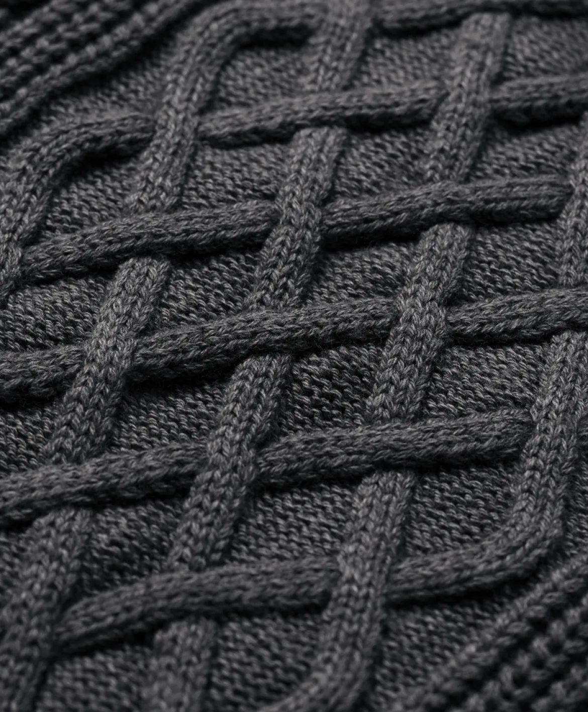 Organic Luxe Knit Cable Crew Sweater