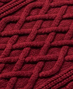Organic Luxe Knit Cable Crew Sweater