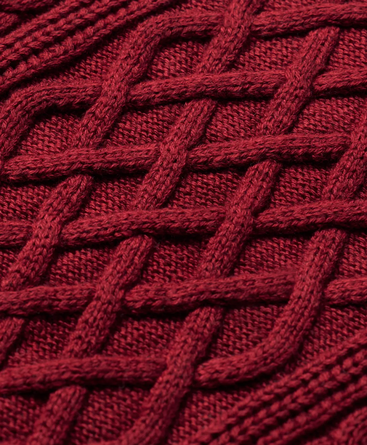 Organic Luxe Knit Cable Crew Sweater
