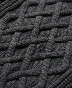 Organic Luxe Knit Cable Crew Sweater