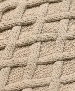 Organic Luxe Knit Cable Crew Sweater